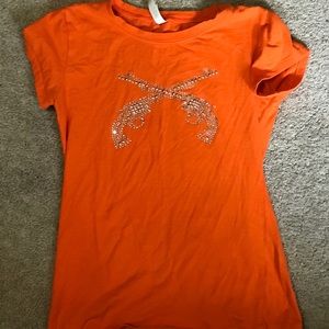 3/$15 Reserved brand rhinestone shirt size medium